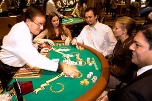 blackjack table in Las Vegas